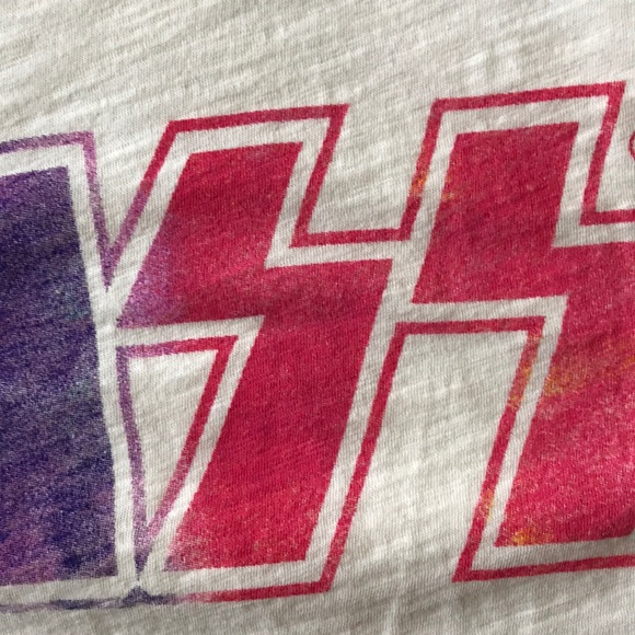 NEW Graphic KISS burnout tie dye letter tank top - Picture 7 of 7